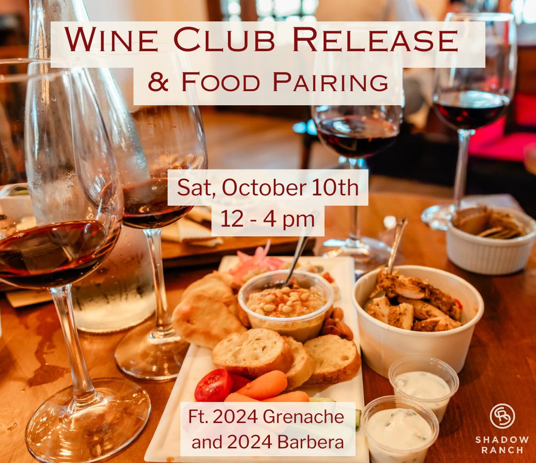 October Wine Club Release and Food Pairing
